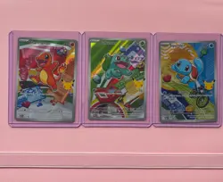 Pokemon First Partner Illustration Rare Collection Series 1 Kanto Gen 1 set NM - Image 1