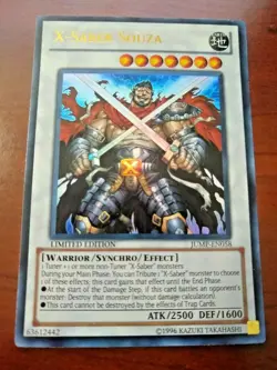 Yugioh X-Saber Souza JUMP-EN058 Ultra Rare Limited Near Mint - Image 1