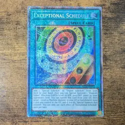 Yu-Gi-Oh Blazing Dominion Exceptional Schedule BLZD-EN054 Starlight Rare 1st - Image 1