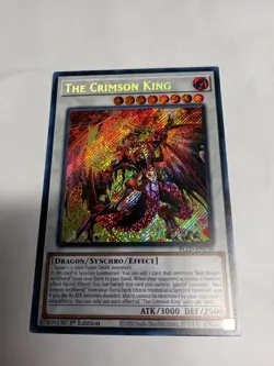 Yu-Gi-Oh! The Crimson King, Secret Rare Foil, 1st Ed BLZD-EN036, NM - Image 1