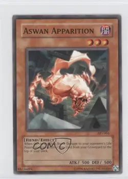 Aswan Apparition Unlimited YuGiOh Ancient Sanctuary #AST-064 2004 - Image 1