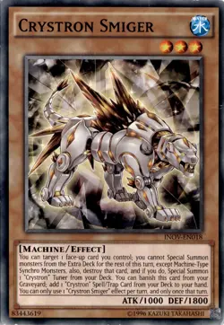 Crystron Smiger Common Effect Monster Unlimited Invasion: Vengeance Yugioh - Image 1