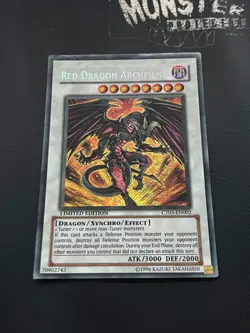 YUGIOH RED DRAGON ARCHFIEND SECRET RARE CT05-EN002 LIMITED EDITION - Image 1