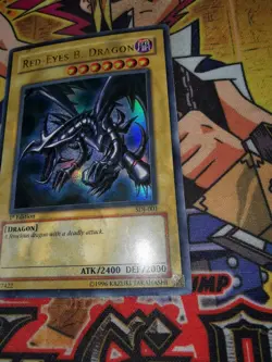 Red-Eyes B. Dragon sdj-001 1st Edition (HP) Ultra Rare Yu-Gi-Oh! - Image 5