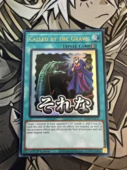 Konami Yu-Gi-Oh! Called by the Grave 1st Ed RA05-EN117 - Image 1