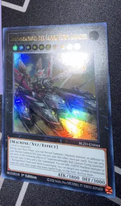 yugioh Superdreadnought Rail Cannon Flying Launcher BLZD-EN044 ultra rare - Image 1