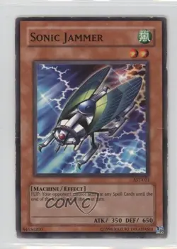 Sonic Jammer Unlimited YuGiOh Ancient Sanctuary #AST-021 2004 READ - Image 1