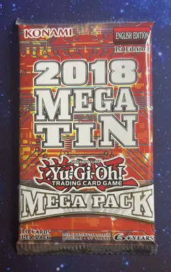 Yu-Gi-Oh! TCG, 2018 Mega-Tins Mega Pack, 1st Ed. New & Sealed - Image 1