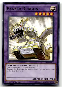 Panzer Dragon LED2-EN047 1st Edition Common Yu-Gi-Oh TCG HP - Image 1