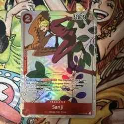 Sanji OP01-013 Romance Dawn Rare Holo Alternate Art English One Piece CCG Card - Image 1