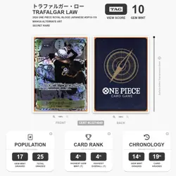 TAG 10 - Trafalgar Law OP10-119 Manga [One Piece - Royal Blood] Japanese - Image 3
