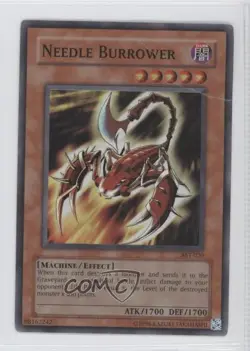 Needle Burrower Unlimited YuGiOh Ancient Sanctuary #AST-020 2004 READ - Image 1