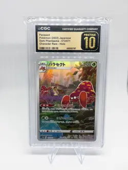 CGC 10 Pristine Parasect 072/071 CHR Dark Phantasma s10a Japanese Pokemon Card - Image 1