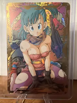 Bulma DRAGON BALL Anime ACG Waifu Holo Kitty Trading Card - Image 1