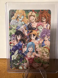 Bulma DRAGON BALL Anime ACG Waifu Holo Kitty Trading Card - Image 2