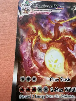 Pokemon TCG Charizard VMAX SWSH261 Promo Card Has Big Crease Damaged - Image 2