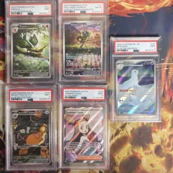 5x PSA Graded Pokemon Card Lot - Rocket's Raticate, Ogerpon, Dewgong - Image 1