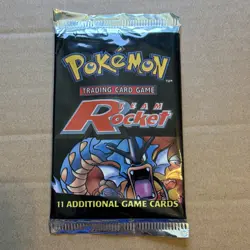 Pokemon Team Rocket Booster Pack Wizards 2000 Vintage English 11 Cards - Image 1