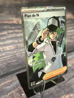 N's Plan 163/086 Ultra Rare Sv: Black Bolt Spanish Pokemon Card - Image 2