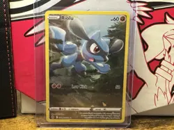 Pokemon TCG Riolu Crown Zenith Galarian Gallery Holo Ultra Rare Card GG26/GG70 - Image 1