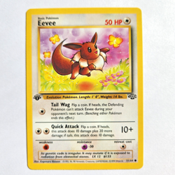 Eevee 51/64 Pokemon TCG 1st Edition Jungle NM Vintage 1999 Card - Image 2