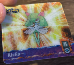 2003 Pokemon Advanced Artbox 3D Ralts/Kirlia/Gardevoir AF12 Lenticular Card - Image 2