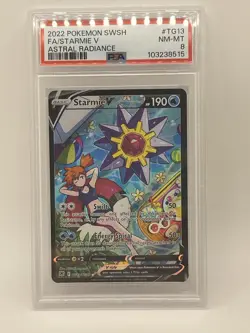 Pokemon Starmie V PSA 8 NM-Mint TG13/TG30 Astral Radiance Trainer Gallery TG13 - Image 2