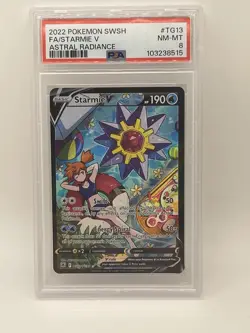 Pokemon Starmie V PSA 8 NM-Mint TG13/TG30 Astral Radiance Trainer Gallery TG13 - Image 3