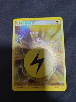 Pokemon TCG Lightning Energy EX Holon Phantoms 108/110 Holo Holo Rare - Image 1