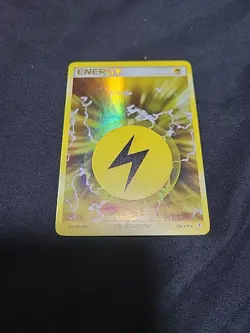 Pokemon TCG Lightning Energy EX Holon Phantoms 108/110 Holo Holo Rare - Image 4