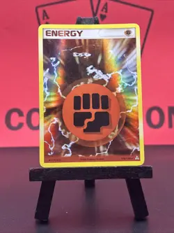 Fighting Energy 110/110 Holon Phantoms Pokemon TCG Reverse Holo Rare 2006 LP - Image 2