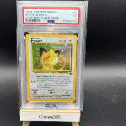 Meowth 10/53 Wotc Promo Holo 2000 Pokemon PSA 5 - Image 1