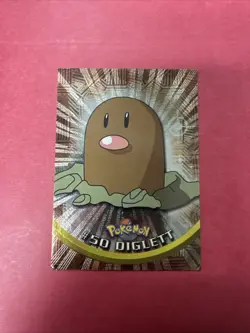 Diglett - TOPPS - Holo Chrome - 2000 - Pokemon - Black Label - - Image 1