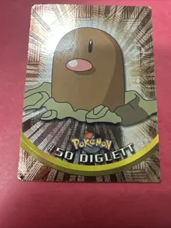 Diglett - TOPPS - Holo Chrome - 2000 - Pokemon - Black Label - - Image 2