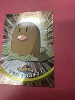 Diglett - TOPPS - Holo Chrome - 2000 - Pokemon - Black Label - - Image 4