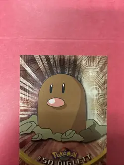 Diglett - TOPPS - Holo Chrome - 2000 - Pokemon - Black Label - - Image 5