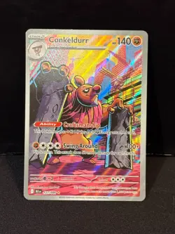 Pokemon Conkeldurr 127/086 Black Bolt Holo - Image 1