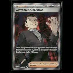 Giovanni's Charisma 197/165 SV: Scarlet & Violet 151 NM Pokemon - Image 1