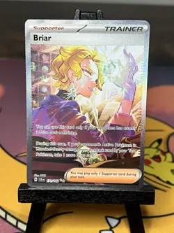 Pokemon TCG Briar 171/142 Stellar Crown Special Illustration Rare Full Art NM/M - Image 1