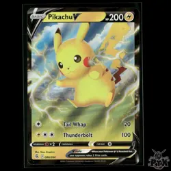 Pikachu V 086/264 SWSH08: Fusion Strike NM Pokemon - Image 1