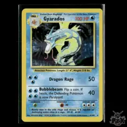 Gyarados Holo 6/102 Base Set HP Pokemon - Image 1