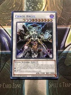*** CHAOS ANGEL *** 1ST EDITION SECRET RARE CYAC-EN001 MINT/NM YUGIOH - Image 1
