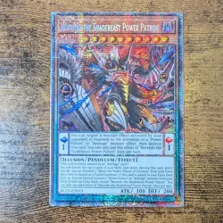 Yu-Gi-Oh Nervedo the Shadebeast Power Patron BLZD-EN011 Starlight Rare 1st - Image 1