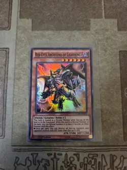 YUGIOH RED-EYES ARCHFIEND OF LIGHTNING CORE-EN023 SUPER 1ST ED NM - Image 1