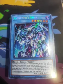 Yu-Gi-Oh! TCG: Archfiend's Awakening FIGA-EN031 - Secret Rare - NM Condition - Image 1