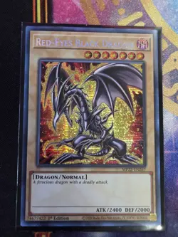 Yu-Gi-Oh Red-Eyes Black Dragon MP22-EN267 2022 Prismatic Secret Rare 1st Edition - Image 1