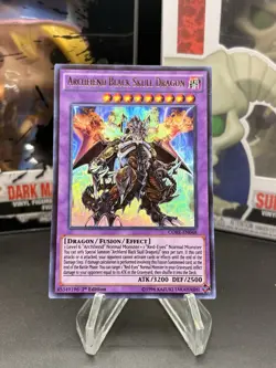 YuGiOh Archfiend Black Skull Dragon Ultra Rare 1st Edition CORE-EN048 - Image 2
