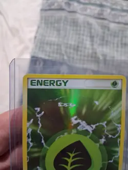 Pokemon TCG Grass Energy 105/110 Holo Rare Holon Phantoms lp Condition - Image 2