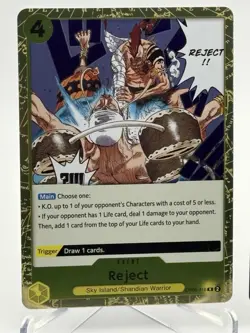 One Piece Card Lot DON Sanji Zoro Kikunojo Reject OP06 Rare NM - Image 3