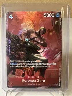 One Piece Roronoa Zoro ST21-015 Alt Art English Card Game NM - Image 1